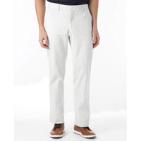 Pima Twill True Khaki in White (Flat Front Models) by Ballin