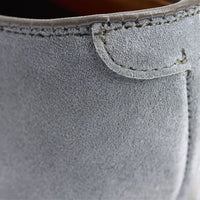 Park Avenue Verse Cap-Toe Oxford Dress Shoe in Steel Grey Suede by Allen Edmonds
