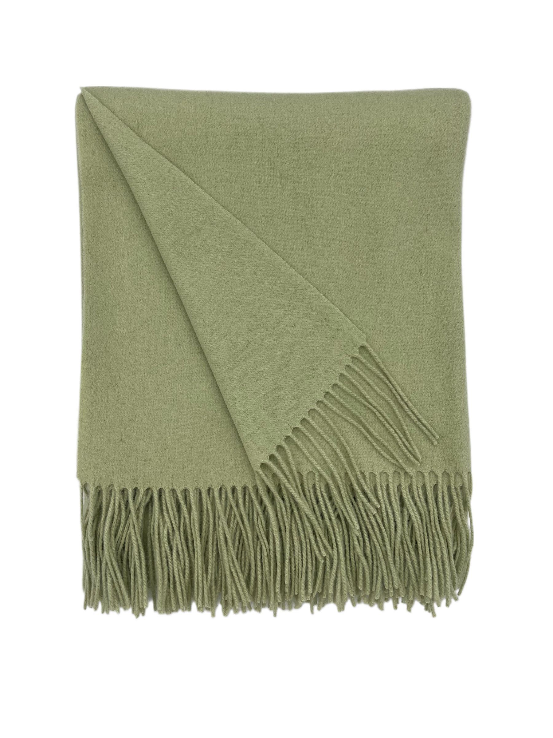 Merino Wool and Cashmere Classic Throw (Choice of Colors) by Alashan Cashmere