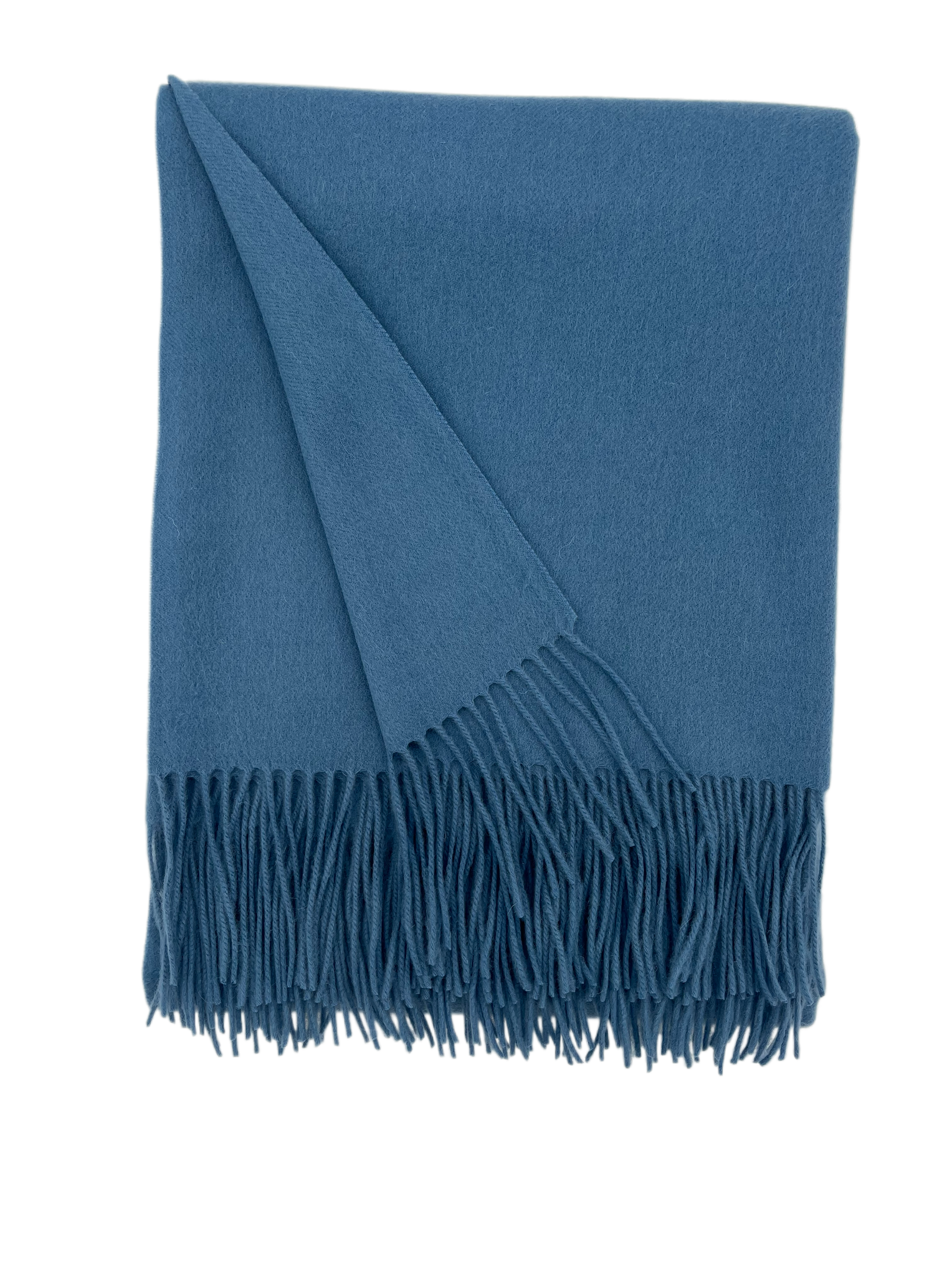 Merino Wool and Cashmere Classic Throw (Choice of Colors) by Alashan Cashmere