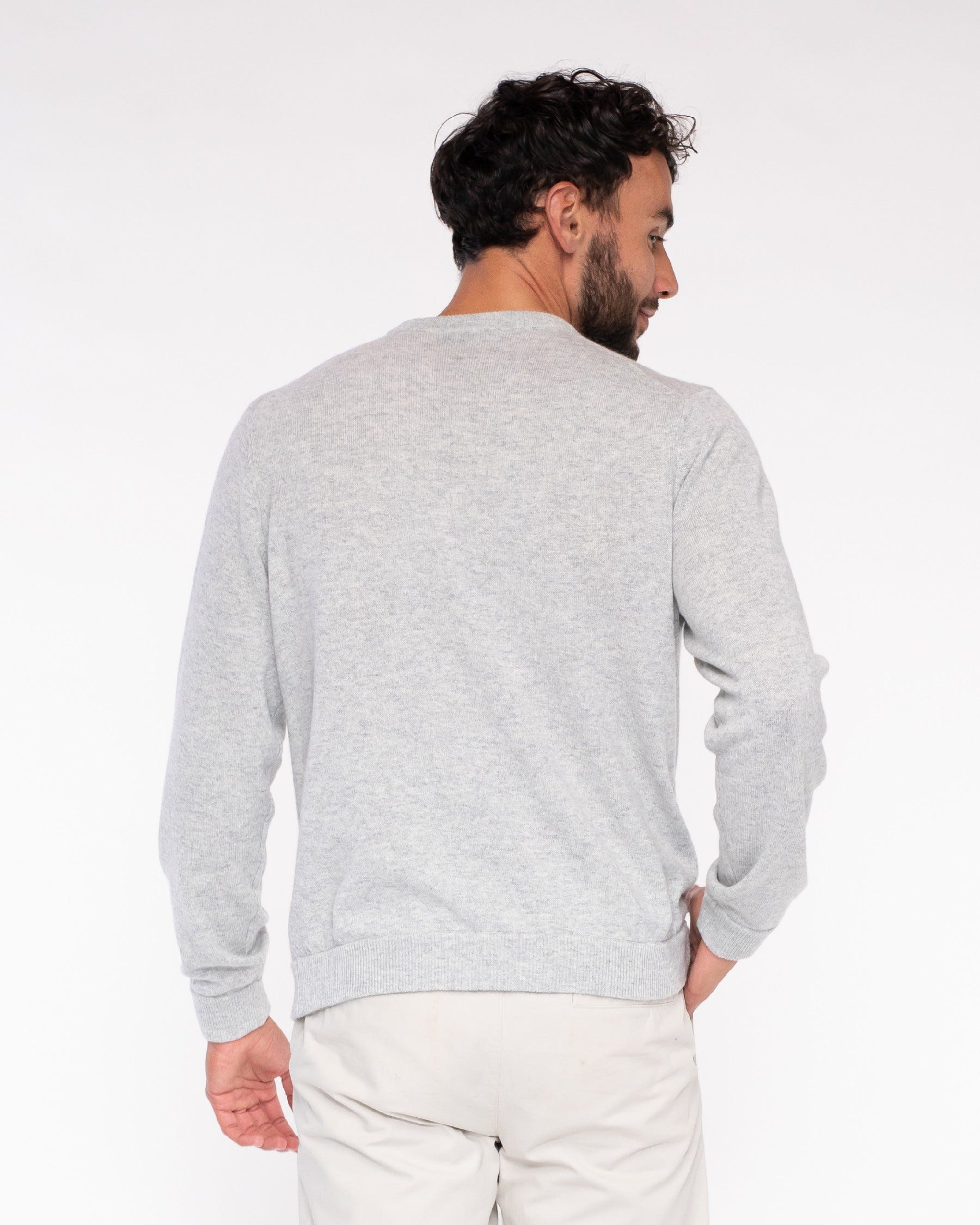 Classic Crew Neck 100% Cashmere Sweater (Choice of Colors) by Alashan Cashmere