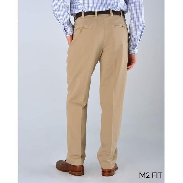 M2 Classic Fit Stretch 7 Wale Cords in Olive by Bills Khakis