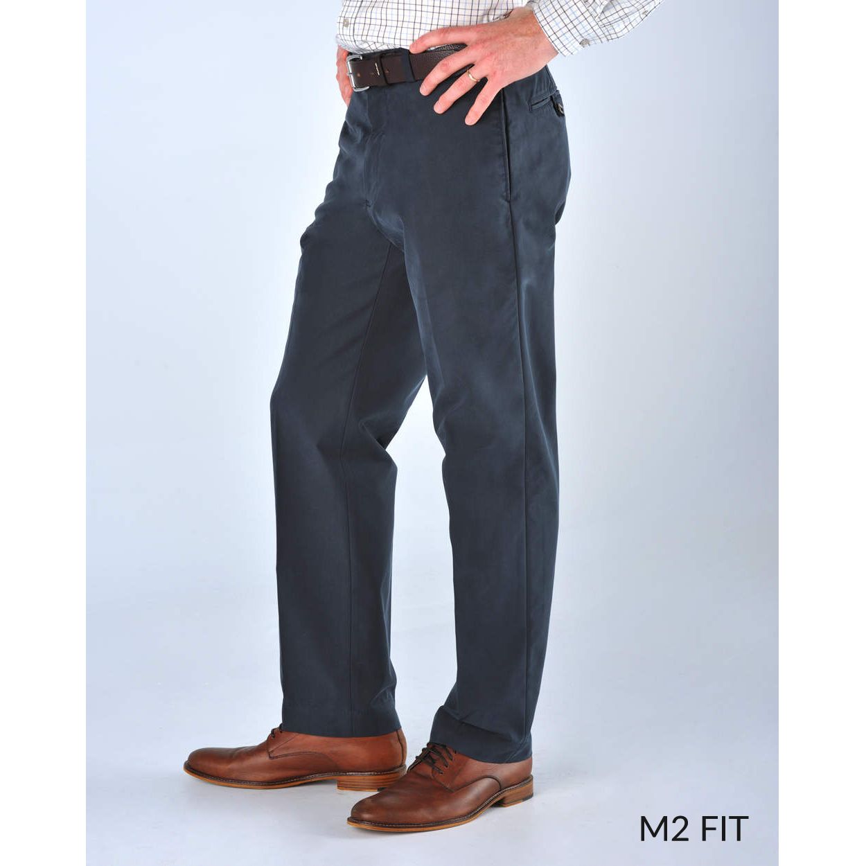 M2 Classic Fit Travel Twills in Navy (Size 44 x 30) by Bills Khakis