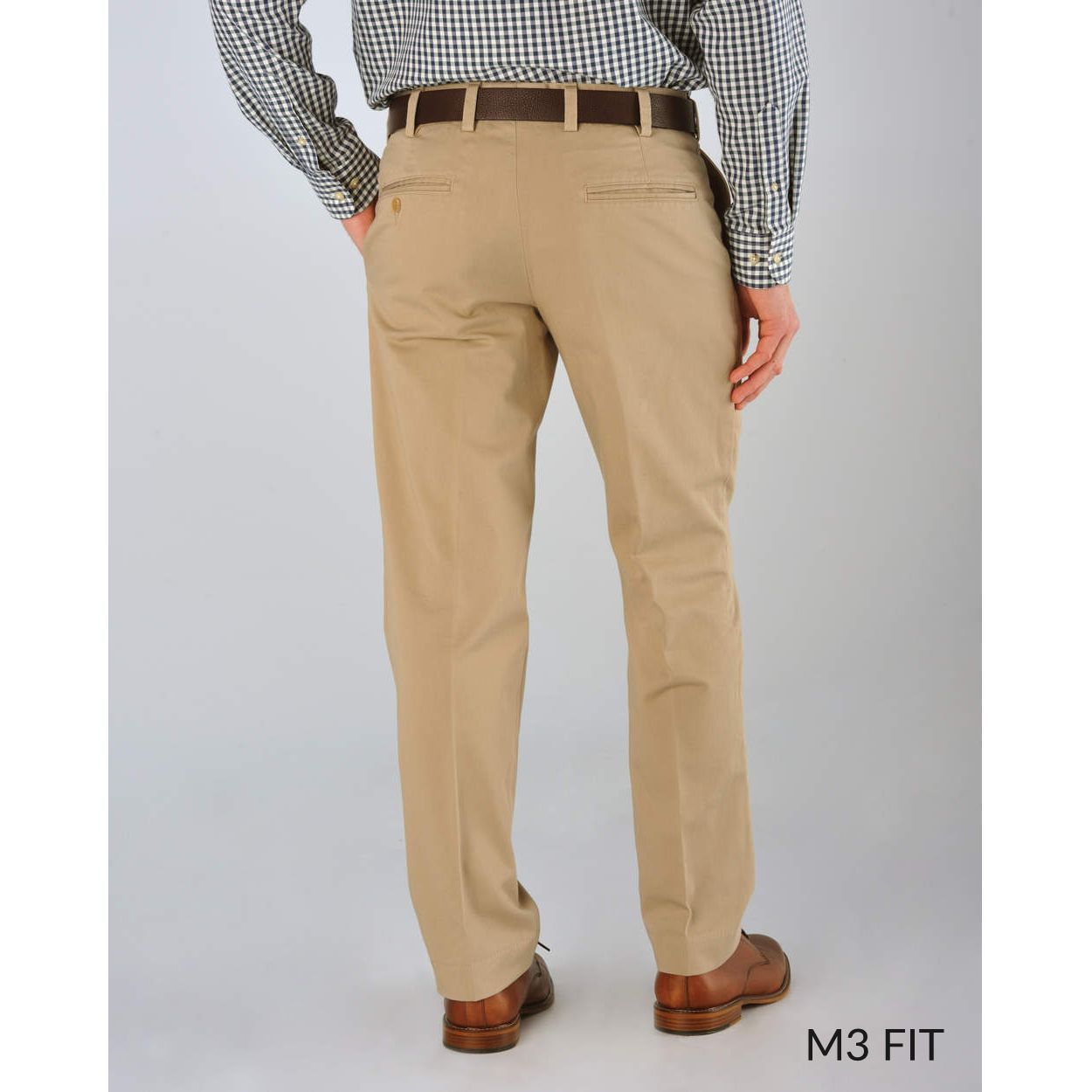 M3 Straight Fit T400 Comfort Stretch Twills in Oyster (Size 40 x 32) by Bills Khakis