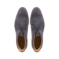 Marco Italian Sueded Calfskin Chukka Boot in Grey by Zelli Italia
