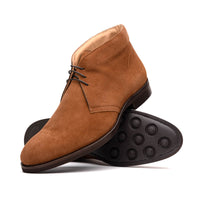Marco Italian Sueded Calfskin Chukka Boot in Tobacco by Zelli Italia