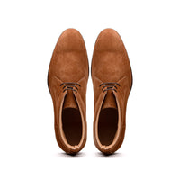 Marco Italian Sueded Calfskin Chukka Boot in Tobacco by Zelli Italia