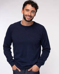 Cotton Cashmere Blend Raglan Sweatshirt-Style Sweater (Choice of Colors) by Alashan Cashmere