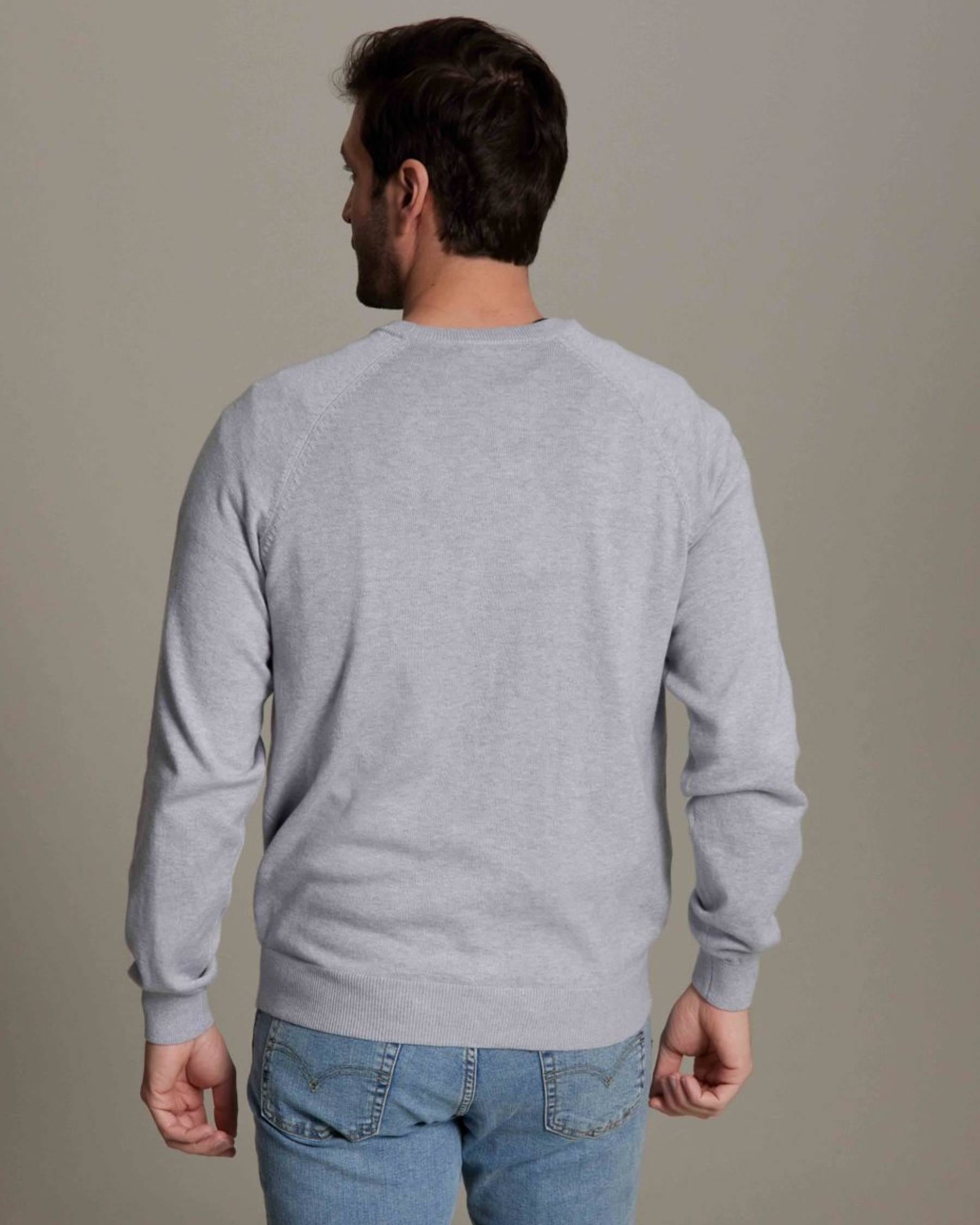 Cotton Cashmere Blend Raglan Sweatshirt-Style Sweater (Choice of Colors) by Alashan Cashmere