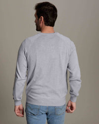 Cotton Cashmere Blend Raglan Sweatshirt-Style Sweater (Choice of Colors) by Alashan Cashmere