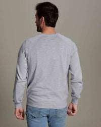 Cotton Cashmere Blend Raglan Sweatshirt-Style Sweater (Choice of Colors) by Alashan Cashmere