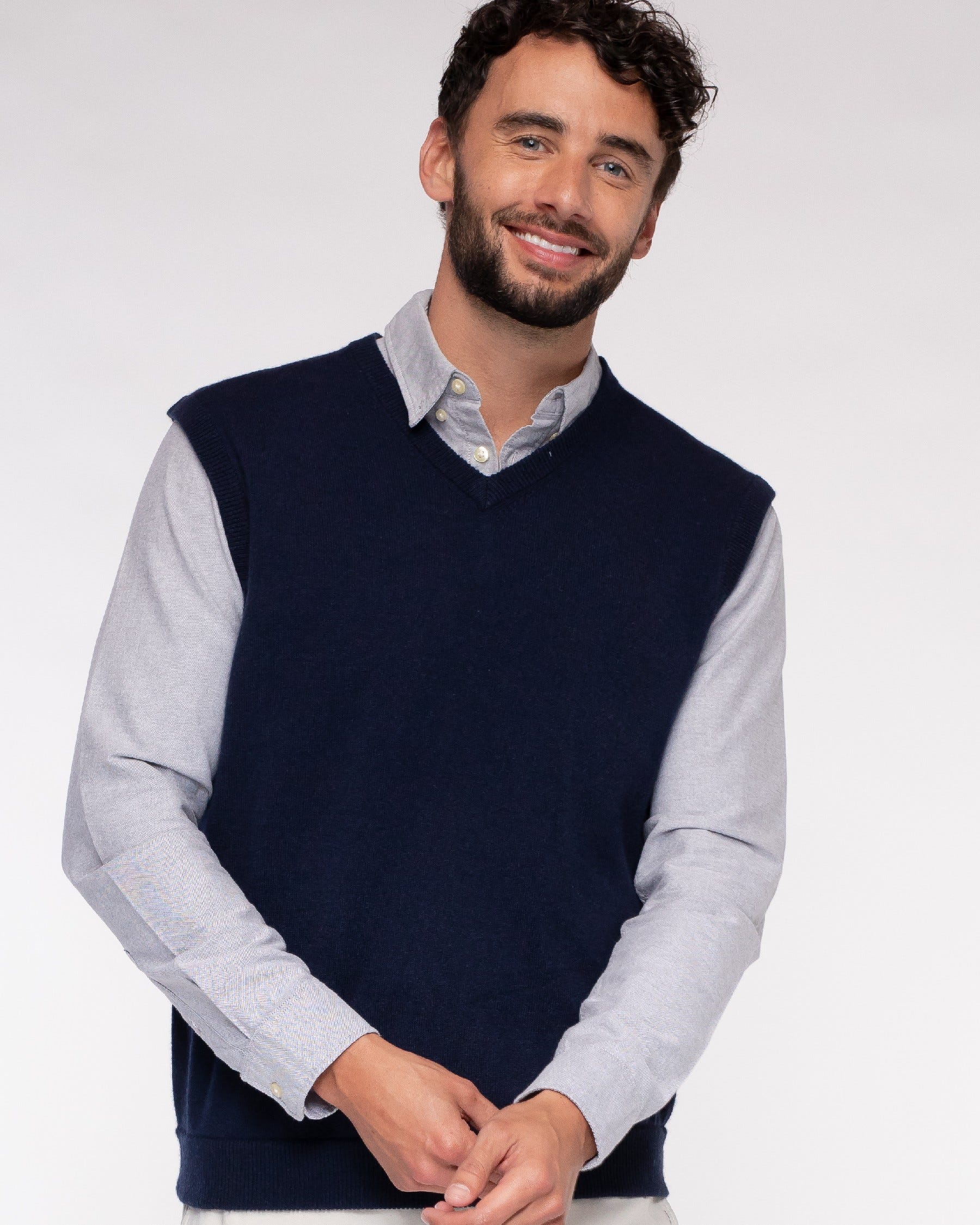Cashmere Sweater Vest, Men's Sweater Shop