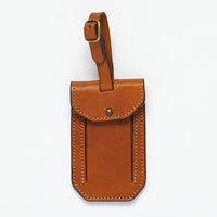 Benedict Leather Weekend Bag in Modern Saddle by Moore & Giles