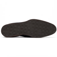 Pisa Italian Suede Hand-Woven Loafers in Navy by Zelli Italia