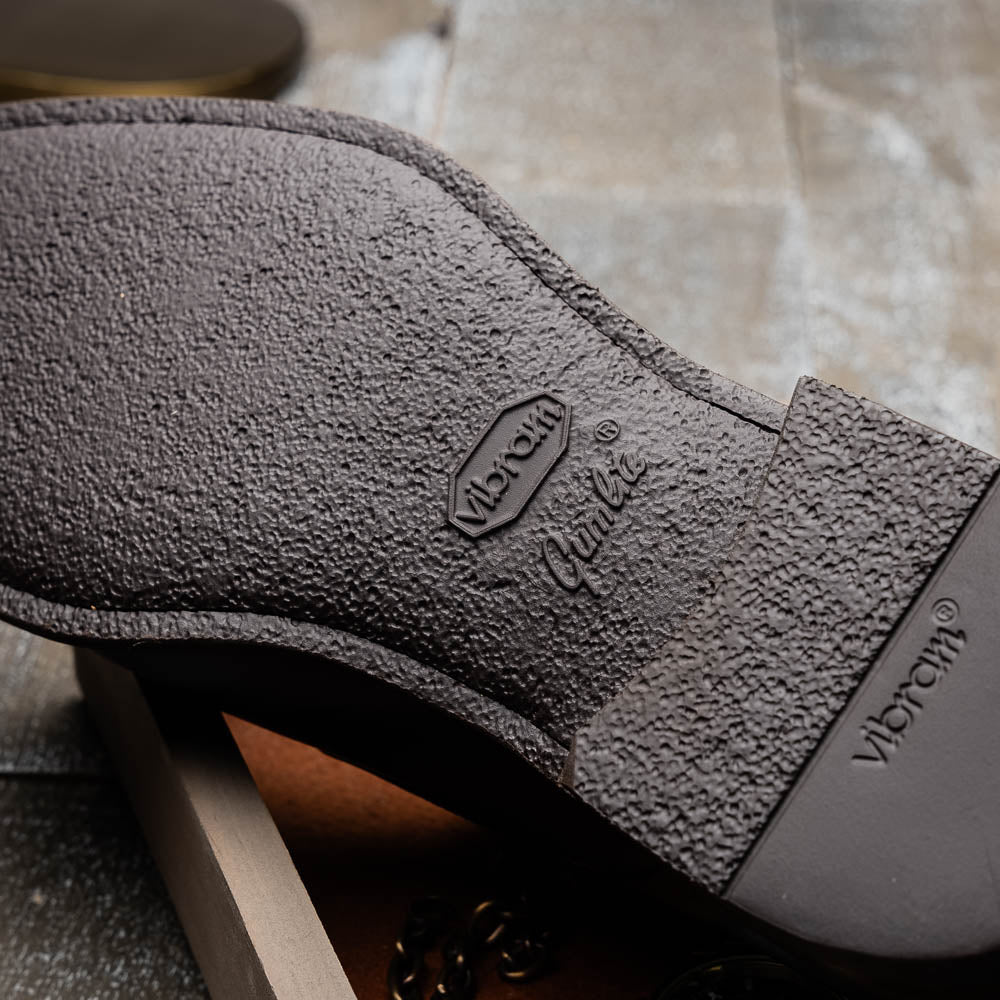 Roman Italian Calfskin Monk Strap Shoe in Chestnut by Zelli Italia