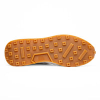 Roxi Suede and Calfskin Leather Sneaker in Taupe by Zelli Italia