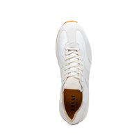 Roxi Suede and Calfskin Leather Sneaker in White by Zelli Italia