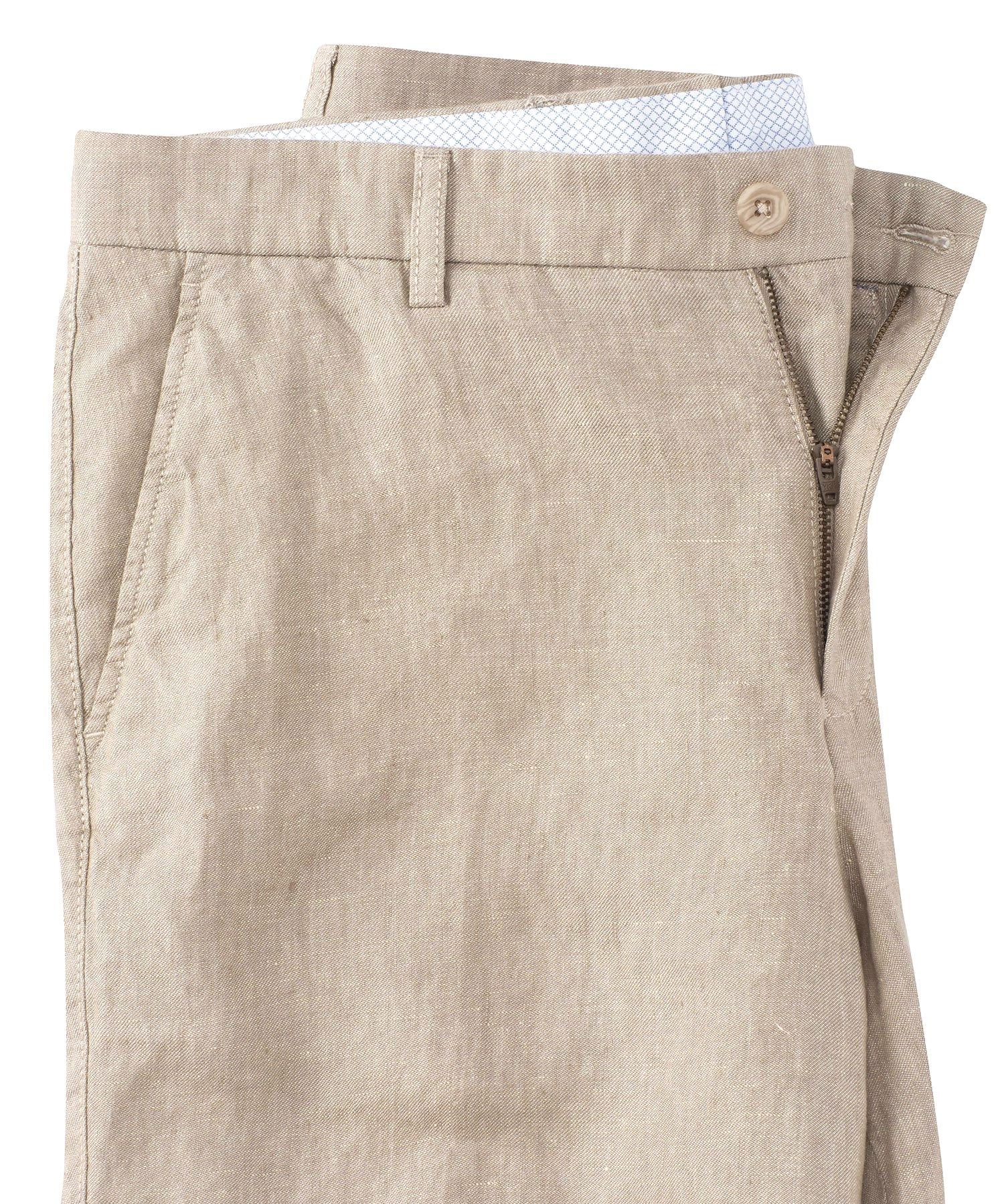 Italian Linen Chambray Twill Shorts in Choice of Colors (Drummond Traditional Fit) by Ballin