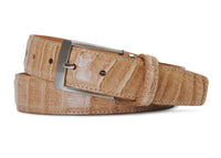 Caiman Crocodile Belt in Sand by Brookes & Hyde