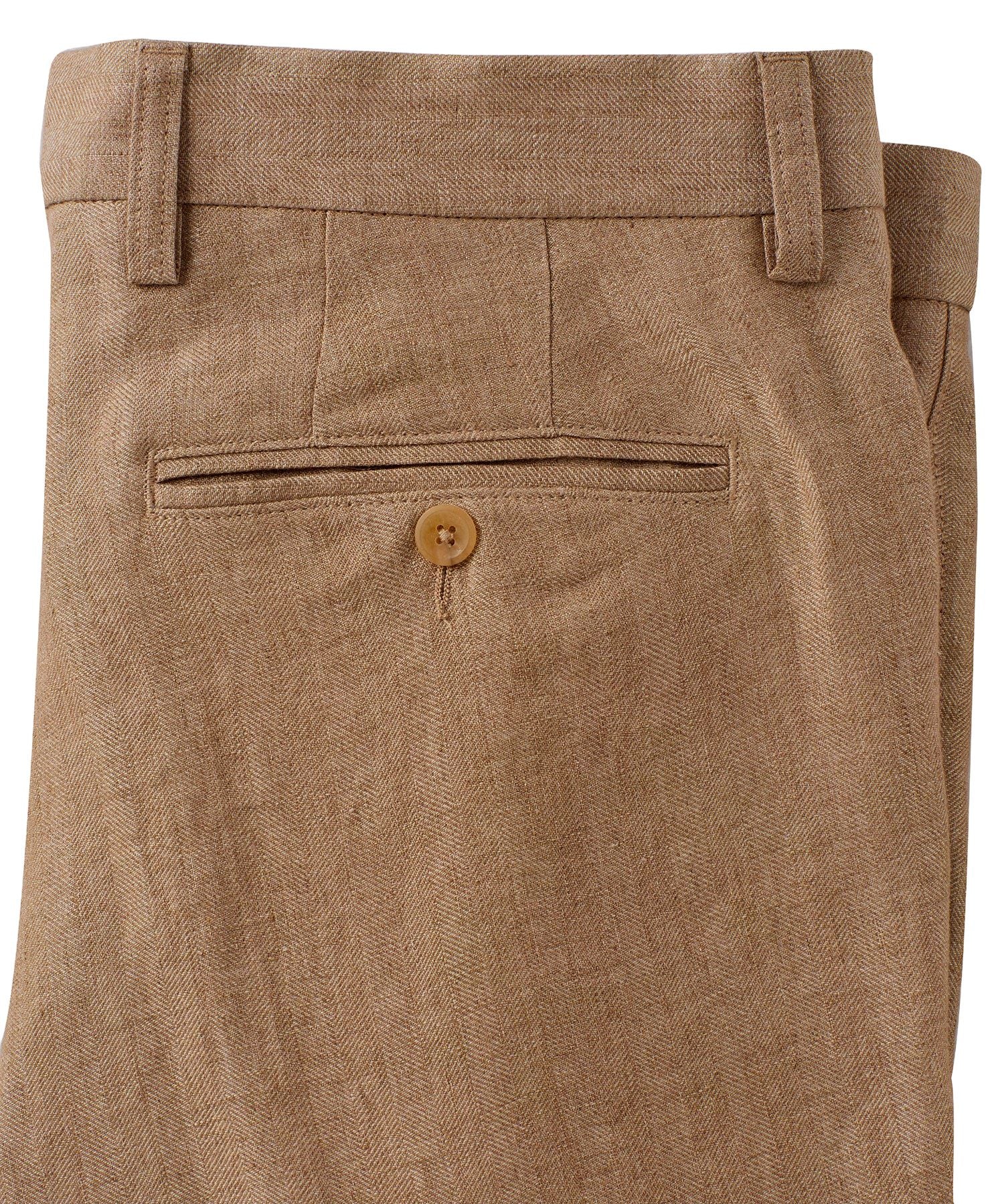 Délavé Linen Herringbone Pants in Choice of Colors (Atwater Modern Fit) by Ballin