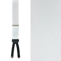 Big & Tall Sutton Solid Color Silk Formal End Braces in Choice of Colors by Trafalgar