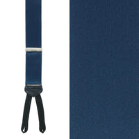 Big & Tall Sutton Solid Color Silk Formal End Braces in Choice of Colors by Trafalgar