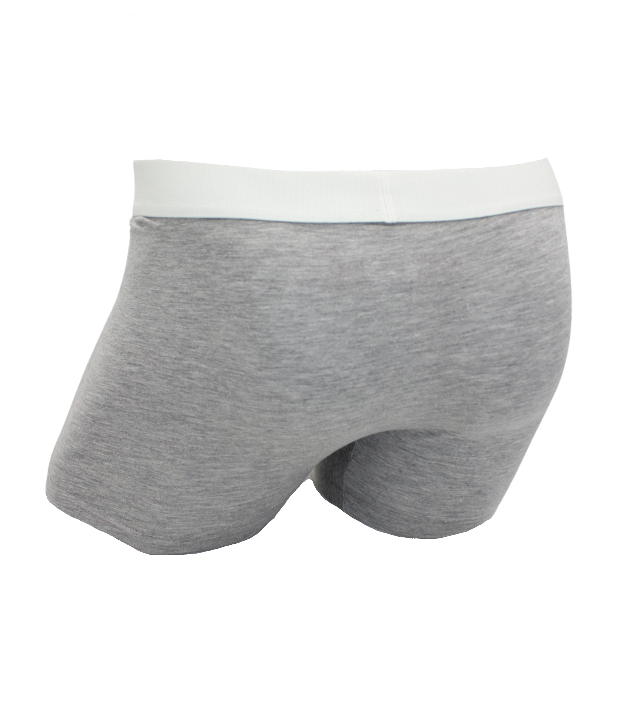 Boxer Brief w/ Fly in Light Grey Heather by Wood Underwear