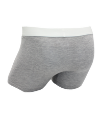 Boxer Brief w/ Fly in Light Grey Heather by Wood Underwear