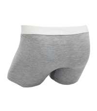Boxer Brief w/ Fly in Light Grey Heather by Wood Underwear