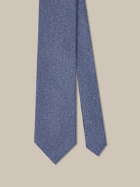 Tonal Blue Twill Check 'Best of Class' Silk Tie by Robert Talbott