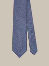 Tonal Blue Twill Check 'Best of Class' Silk Tie by Robert Talbott