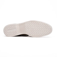 Venice Italian Sueded Goatskin Boat Shoes in Taupe by Zelli Italia
