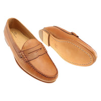 Ventura Penny Loafer in Tan (Size 9.5) by T.B. Phelps