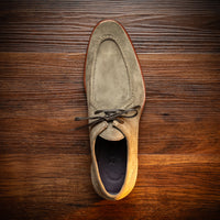 Wallaby Italian Suede Lace Up in Sage by Zelli Italia
