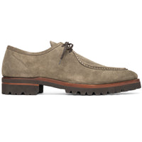 Wallaby Italian Suede Lace Up in Sage by Zelli Italia