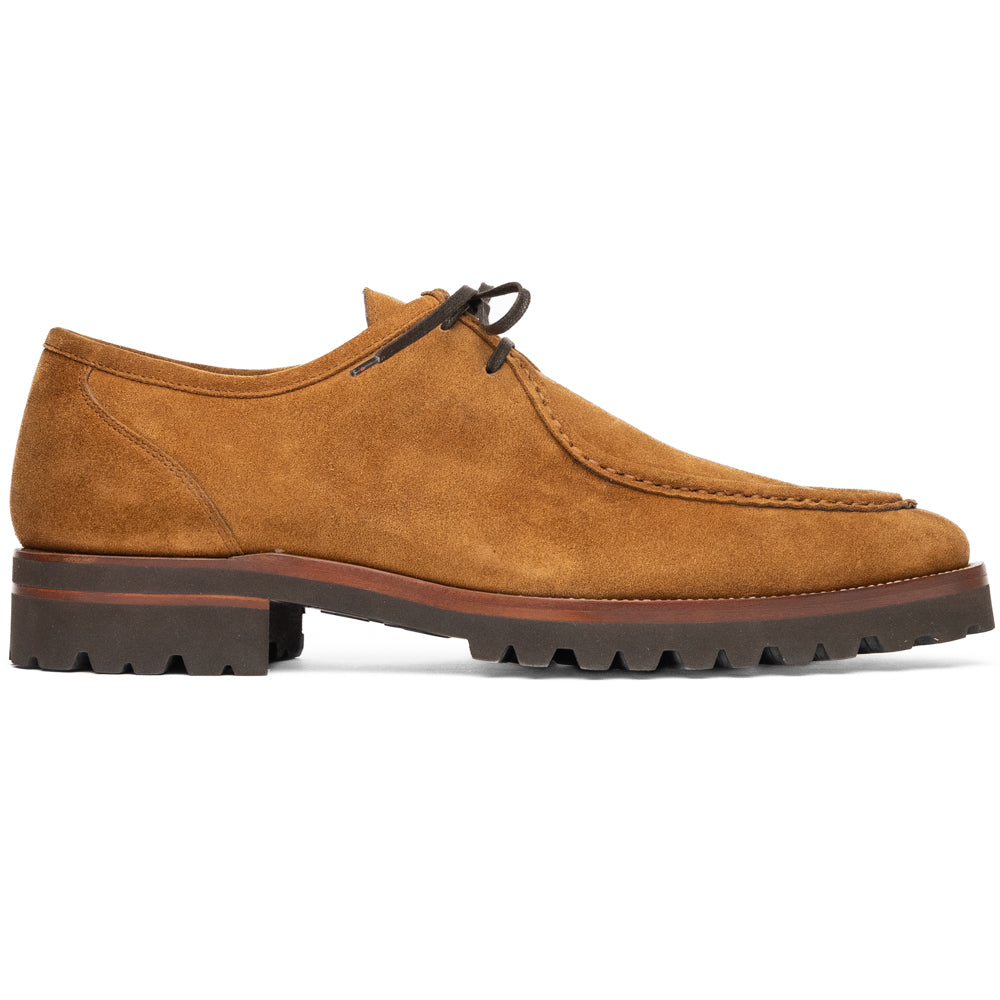 Wallaby Italian Suede Lace Up in Tobacco by Zelli Italia