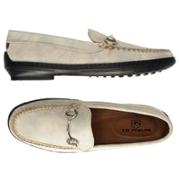 Traditions Washed Calfskin Bit Driver in Grey by T.B. Phelps