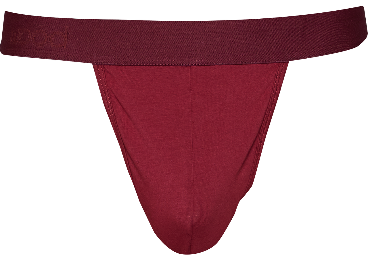 Jock Strap in Burgundy Red by Wood Underwear