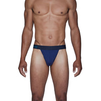 Thong in Deep Space Blue by Wood Underwear