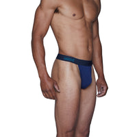 Thong in Deep Space Blue by Wood Underwear