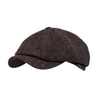 Newsboy Classic Shetland Wool Herringbone Cap (Choice of Colors) by Wigens