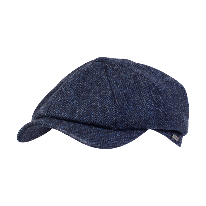 Newsboy Classic Shetland Wool Herringbone Cap (Choice of Colors) by Wigens