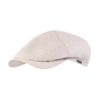 Newsboy Slim Cap in Hopsack Linen (Choice of Colors) by Wigens