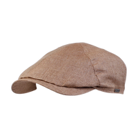 Newsboy Slim Cap in Hopsack Linen (Choice of Colors) by Wigens
