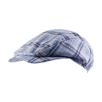 Ivy Contemporary Cap in Cotton Blend Check (Choice of Colors) by Wigens