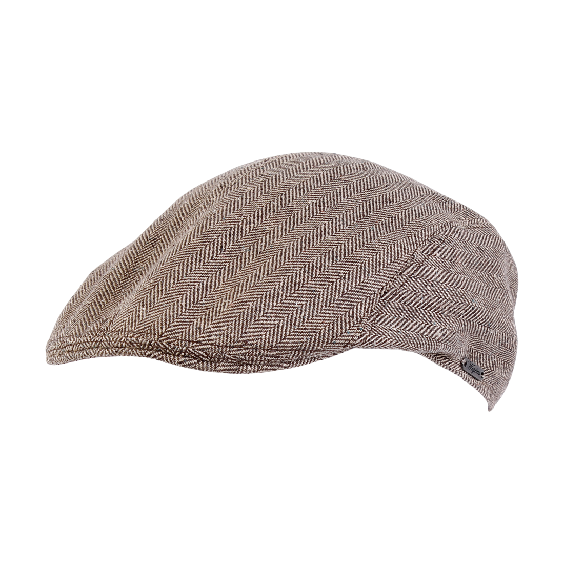 Ivy Modern Cap in Silk and Cotton Herringbone Donegal (Choice of Colors) by Wigens