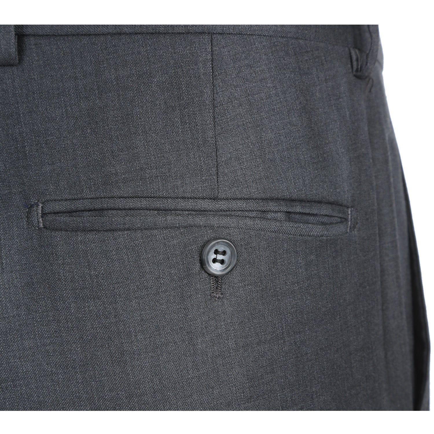 Super 150s Wool 2-Button Half-Canvas MODERN FIT Suit in Grey (Short, Regular, and Long Available) by Rivelino