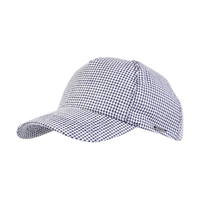 Baseball Contemporary Cap in Summer Pepita Linen Blend Houndstooth (Choice of Colors) by Wigens