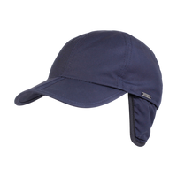Waxed Cotton Baseball Classic Cap with Earflaps (Choice of Colors) by Wigens