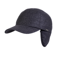 Loro Piana Storm System Wool Flannel Baseball Classic Cap with Earflaps (Choice of Colors) by Wigens